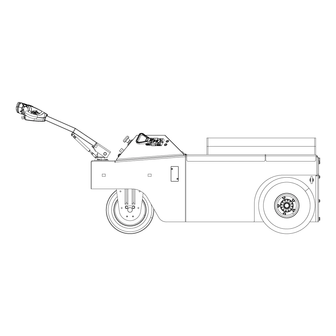 Biga Trainatore Vista Laterale MM 3XL40TO