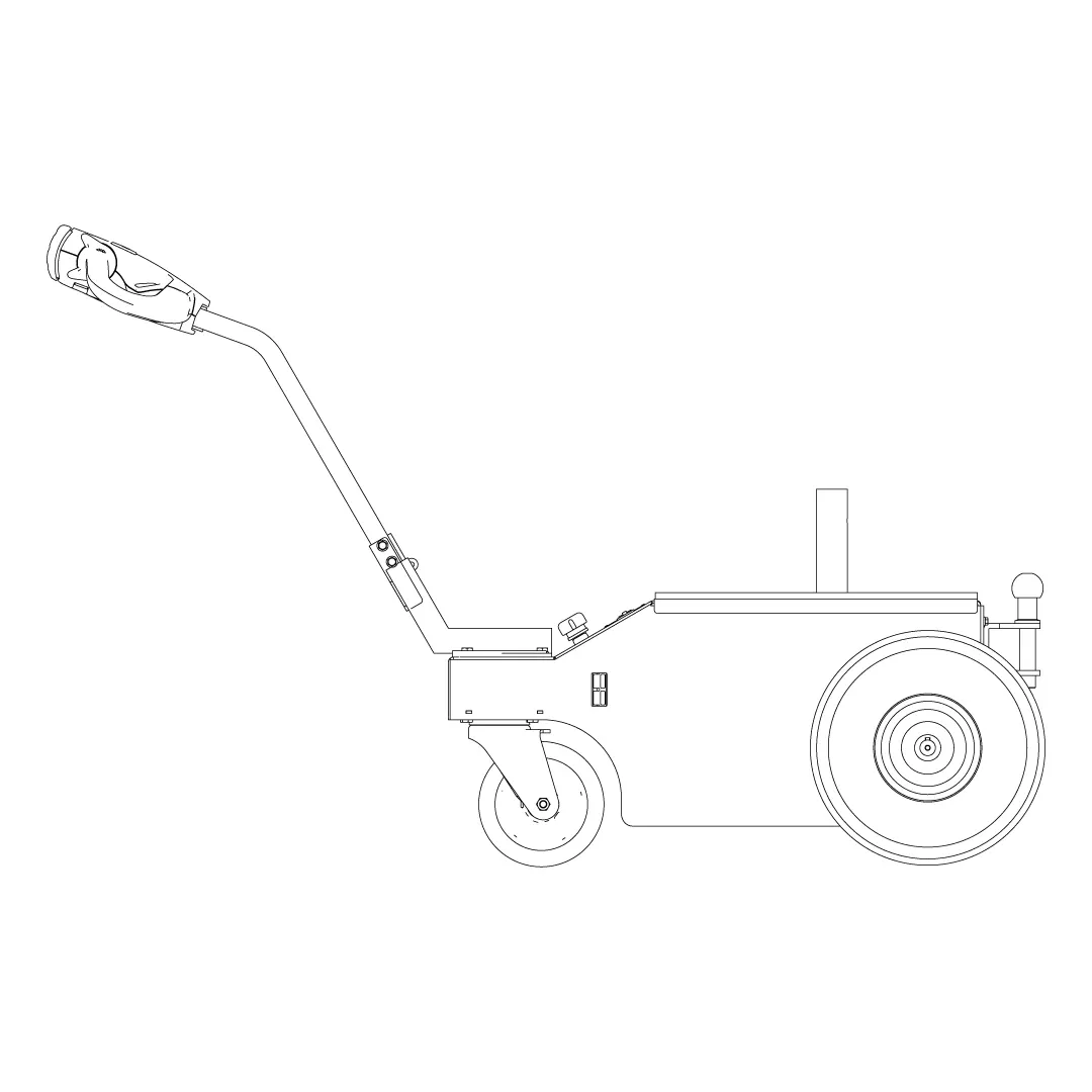 Biga Trainatore Vista Laterale MM XL35